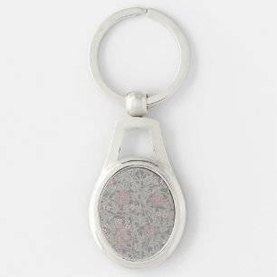 William Morris Jasminebloem Patroon Sleutelhanger