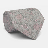 William Morris Jasminebloem Patroon Stropdas (Opgerold)