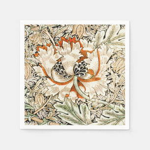 William Morris Kamperfoelie Bloem Behang Servet
