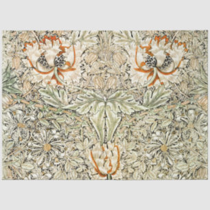 William Morris Kamperfoelie Bloem Behang Tissuepapier