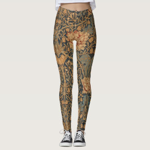 William Morris Kamperfoelie Rijk Behang Leggings
