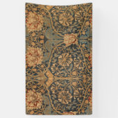 William Morris Kamperfoelie Rijke Behang Spandoek (Verticaal)