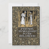  William Morris Kelmscott Floral Border Kaart (Achterkant)