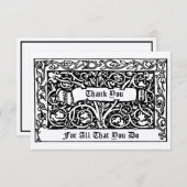 William Morris Kelmscott Hartelijk dank Sjabloon v (Voorkant / Achterkant)