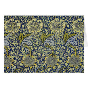 William Morris Kennet Floral Behang Blauw