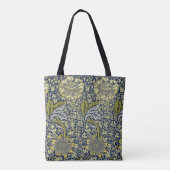 William Morris Kennet Floral Behang Blauw Draagtas (Achterkant)