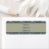 William Morris Kennet Floral Behang Blauw Etiket (Insitu)