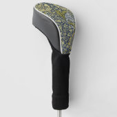 William Morris Kennet Floral Behang Blauw Golfheadcover (Schuin)