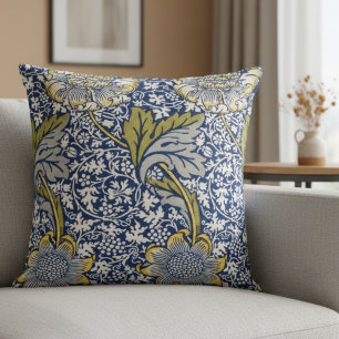 William Morris Kennet Oreiller à lancer d'art