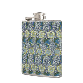 William Morris Kennet Pattern (Blauw) Heupfles (Links)