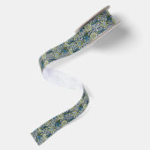 William Morris Kennet Pattern (Blauw) Lint (Achterkant)