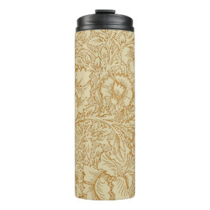 William Morris Klaproos Bloem Behang Thermosbeker