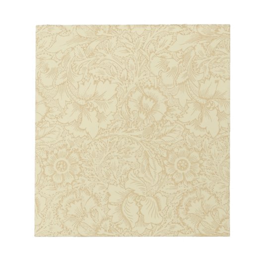 William Morris Klaproos Bloemenbehang Notitieblok (Voorkant)