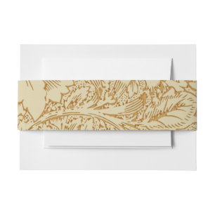 William Morris Klaproos Bloemenbehang Uitnodigingen Wikkel