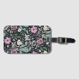 William Morris Klaproos Botanisch Behangsel in Vic Bagagelabel