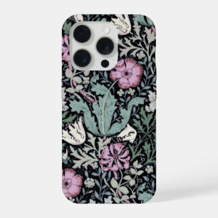William Morris Klaproos Botanische Victoriaanse Be iPhone 15 Pro Hoesje