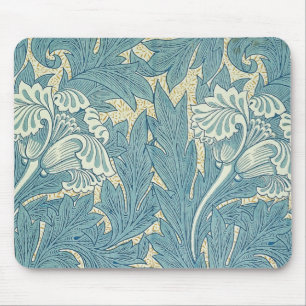 William Morris Klassieke Tulp Blauwe Bloem Muismat