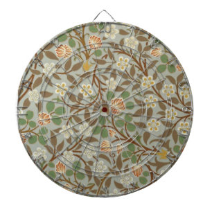 William Morris klaver botanische bloem Dartbord