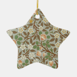 William Morris klaver botanische bloem Keramisch Ornament