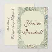 William Morris Larkspur Bloemenbehang Kaart (Voorkant / Achterkant)