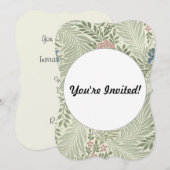 William Morris Larkspur Bloemenbehang Kaart (Voorkant / Achterkant)