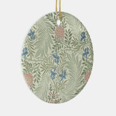 William Morris Larkspur Bloemenbehang Keramisch Ornament (Rechts)