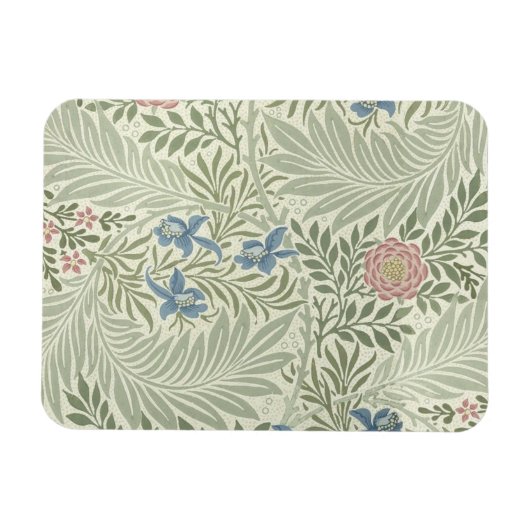 William Morris Larkspur Bloemenbehang Magneet (Horizontaal)