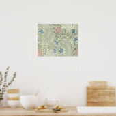 William Morris Larkspur Bloemenbehang Poster (Keuken)