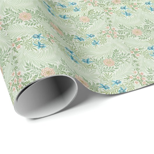 William Morris Larkspur Cadeaupapier (Rol Hoek)
