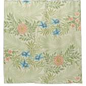 William Morris Larkspur Floral Pattern Douchegordijn (Voorkant)