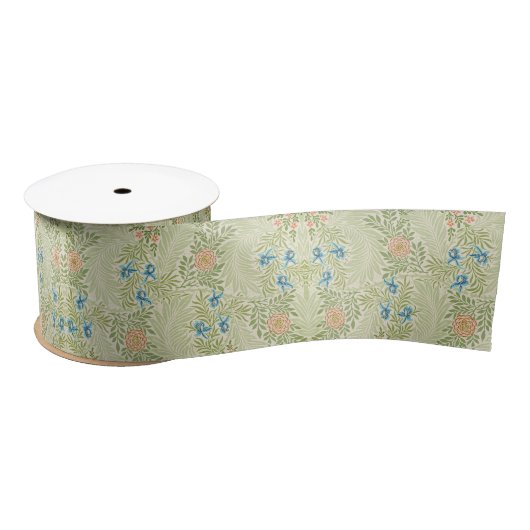 William Morris Larkspur Floral Pattern Lint (Spoel)