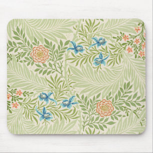 William Morris Larkspur Floral Pattern Muismat