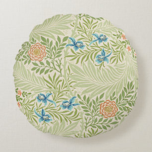 William Morris Larkspur Floral Pattern Rond Kussen
