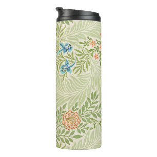William Morris Larkspur Floral Pattern Thermosbeker