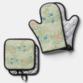 William Morris Larkspur Ovenwant & Pannenlap Set (Voorkant / Achterkant)