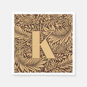  William Morris Larkspur Patroon Monogram Servet