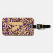 William Morris Larkspur Pattern Bagagelabel (Voorkant horizontaal)