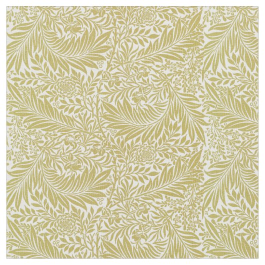 William Morris Larkspur Pattern Stof (Close Up)