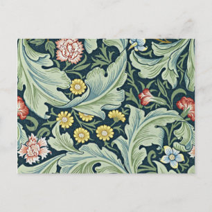 William Morris - Leicester  bloemontwerp Briefkaart