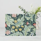 William Morris - Leicester  bloemontwerp Kaart (Staand voorkant)