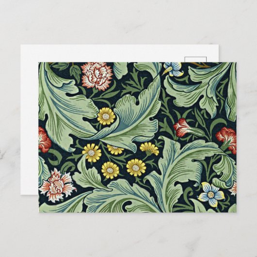 William Morris - Leicester Briefkaart (Voorkant / Achterkant)