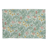 William Morris Leicester Leaves Flowers Carnance Kussensloop (Voorkant-Links)