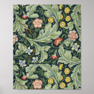 William Morris Leicester Pattern Poster