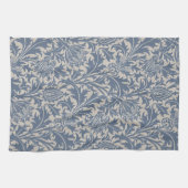 William Morris Leiste Blau Distel Behang Theedoek (Horizontaal)