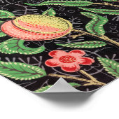 William Morris Lemon Pattern Victoriaans ontwerp Poster (Hoek)