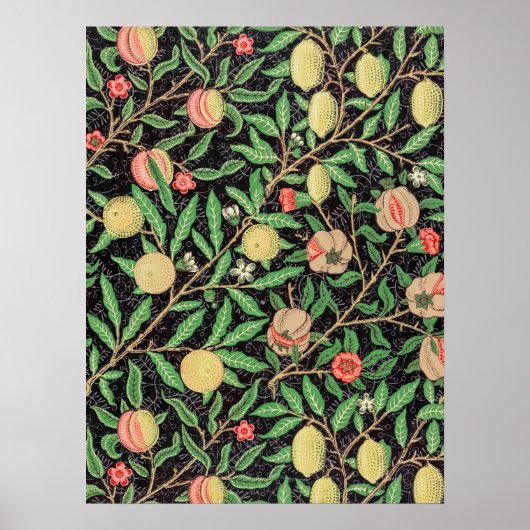 William Morris Lemon Pattern Victoriaans ontwerp Poster (Voorkant)