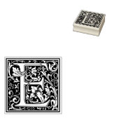 William Morris Letter E Rubberstempel (Gestempeld)