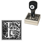William Morris Letter F Rubberstempel (Gestempeld)