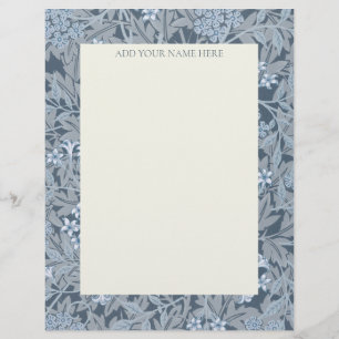 WILLIAM MORRIS LETTERHEAD MET "JASMINE" BRIEFHOOFD