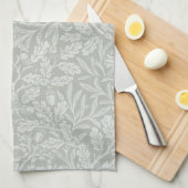 William Morris lichtgroene eikel Theedoek (Quarter Fold)